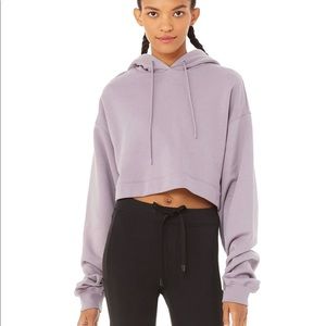Alo yoga Bae hoodie in Lavender smoke